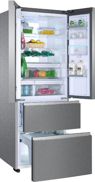 Haier B3FE788CPJW Frigorifero Americano Side by Side Capacit 307 Litri Classe E Raffreddamento No Frost colore Inox