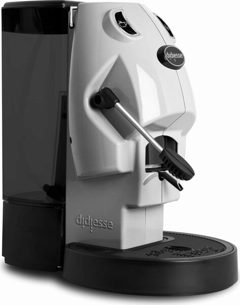 DIDIESSE Baby Frog Coffee & Tea - Macchina Caff a Cialde Espresso Manuale con Frullino Montalatte e Doppio Portacialde colore Bianco