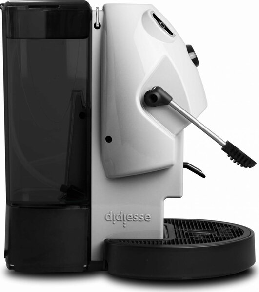 DIDIESSE Baby Frog Coffee & Tea - Macchina Caff a Cialde Espresso Manuale con Frullino Montalatte e Doppio Portacialde colore Bianco