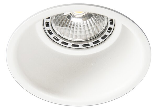 Set di 3 faretti da incasso moderni bianchi - Dept