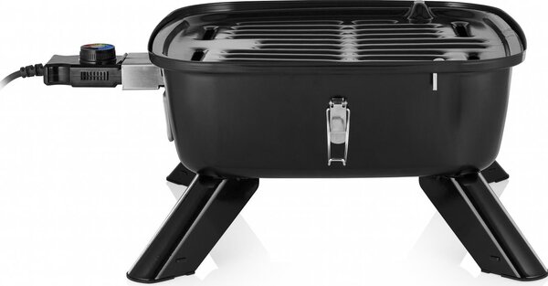 PRINCESS Barbecue Elettrico Carbonella da Giardino Portatile da Tavolo BBQ da Esterno Potenza 2000 Watt colore Nero - 01.112256.01.001