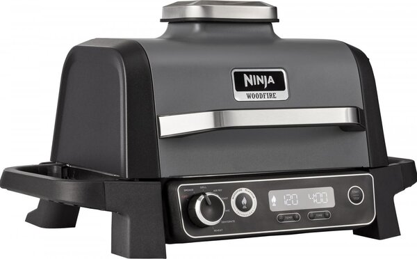 Ninja Barbecue Elettrico 3 in 1 con Funzione Ventilata e Affumicatore Potenza 2400 Watt 260 C - OG701EU