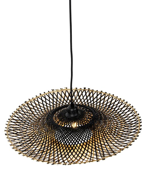 Lampada a sospensione orientale in bambù 50 cm - Rina