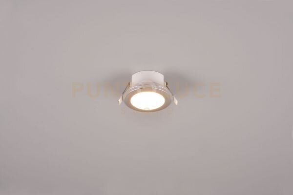 Argus faretto da incasso led 1w-4w 350lm, 3000k rotondo bordo croma