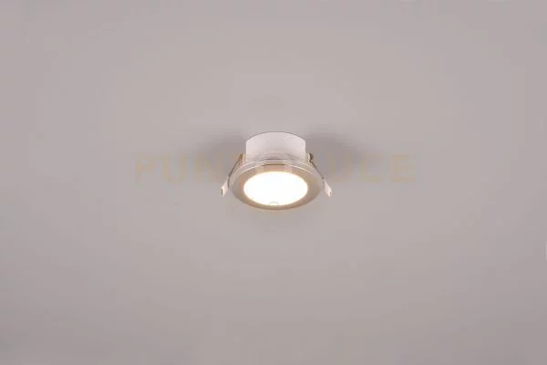 Argus faretto da incasso led 1w-4w 350lm, 3000k rotondo bordo croma