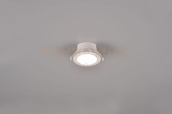 Argus faretto da incasso led 1w-4w 350lm, 3000k rotondo bordo bian