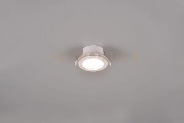 Argus faretto da incasso led 1w-4w 350lm, 3000k rotondo bordo bian