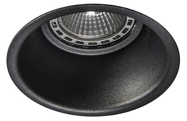 Set di 12 faretti a incasso moderni neri - Dept