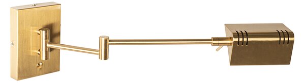 Applique da parete di design in ottone con LED dimmerabile - Notia