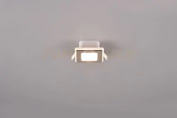 Nimbus faretto da incasso led 5w 450lm, 3000k quadrato bordo croma