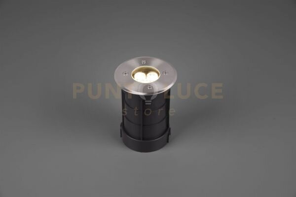 Belaja faro segnapasso incasso carrabile led da esterno tondo accia