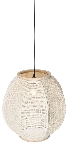 Lampada a sospensione orientale naturale 46 cm - Rob