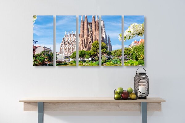 Quadri 5 pezzi – Cattedrale di Barcellona