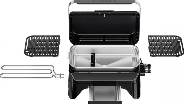 Campingaz Barbecue Elettrico da Giardino da Tavolo Portatile BBQ da Esterno Potenza 2300 Watt con Coperchio e Termostato - Attitude - 2177560