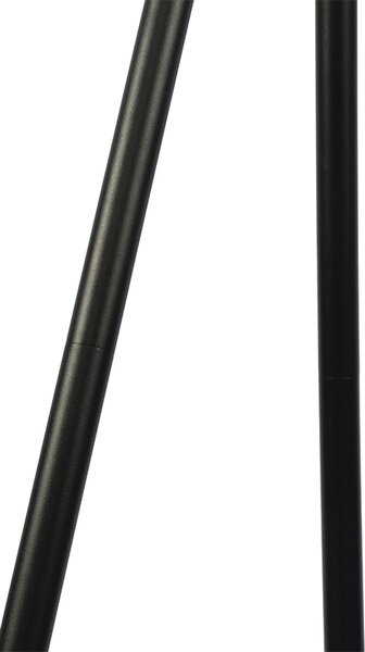 Lampada da terra per esterni moderna nera IP44 con LED solare - Virginia