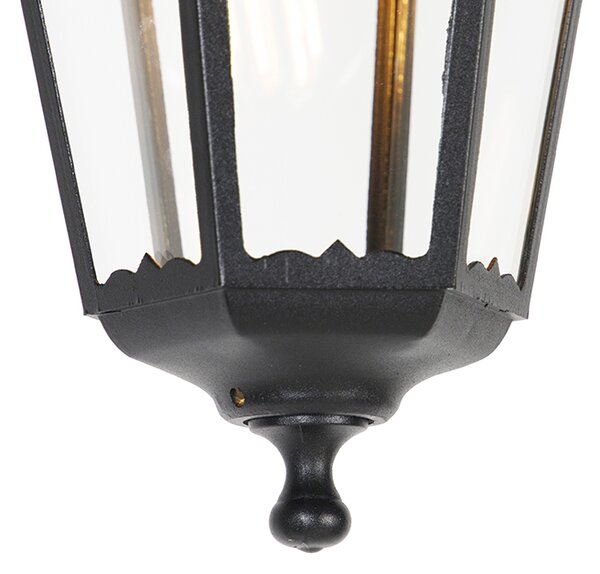 Classica lampada a sospensione da esterno nera IP44 - Havana Up