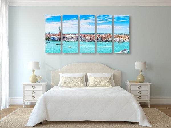 Quadri 5 pezzi – Vista su Venezia
