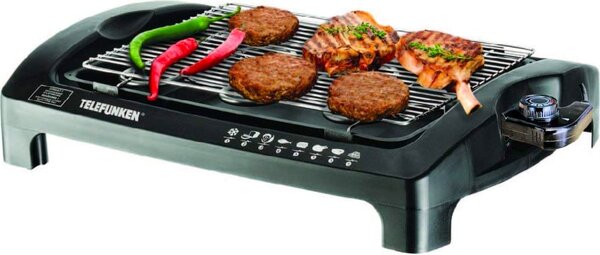 Telefunken Barbecue Elettrico da Tavolo Potenza 2000 Watt - M06473