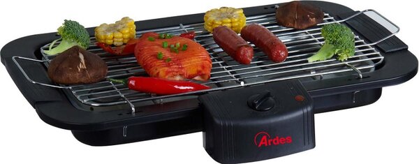 Ardes Barbecue elettrico da Tavolo Bistecchiera elettrica Potenza 2200 Watt Temperatura regolabile - AR1B01 BBQ