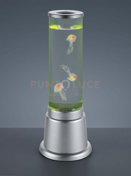 Jelly lampada tavolo led 6w · 1x 5lm, rgb cilindro con gioco d'acqu