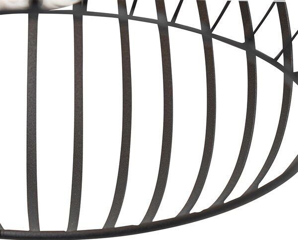 Lampada a sospensione moderna nera 38 cm - Saffira