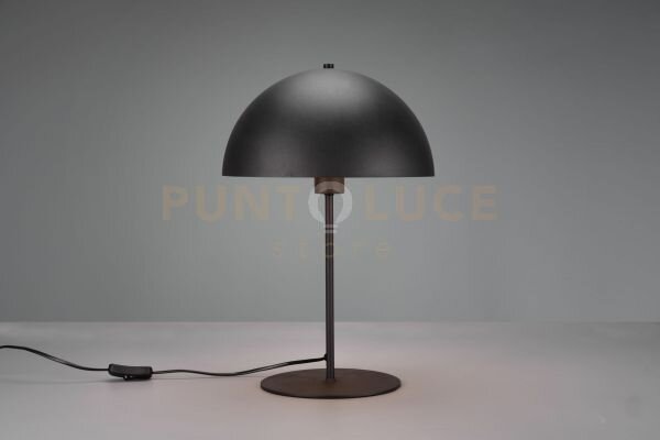 Nola lampada da tavolo metallo nero forma fungo h. 45cm 1 luce atta