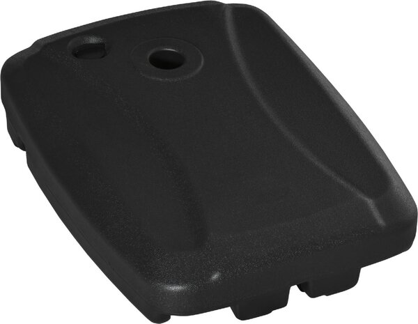 VivaGarden Base per Ombrellone a Braccio Riempibile fino a 75 kg con Base a T Inclusa 80x60x17 cm colore Nero