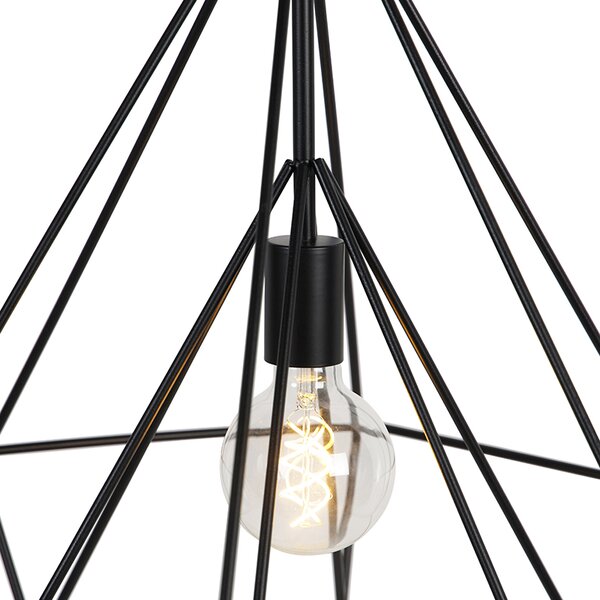 Lampada a sospensione scandinava nera - Karkass