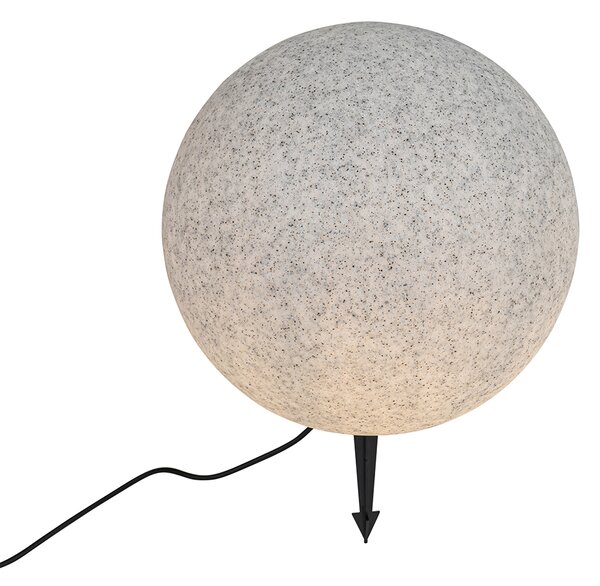 Lampada da esterno moderna grigia 45 cm IP65 - Nura