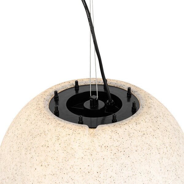 Lampada da esterno intelligente grigia 45 cm IP65 con LED - Nura