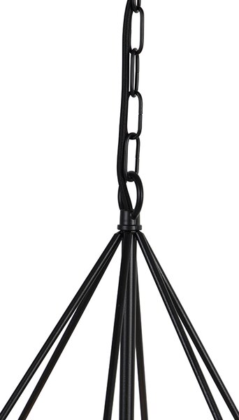 Lampada a sospensione scandinava nera - Karkass