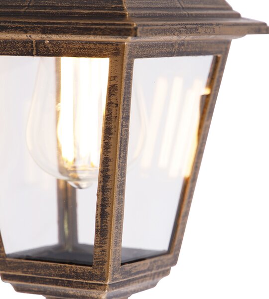 Lampada da parete per esterni oro antico IP44 - Capital