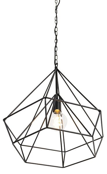Lampada a sospensione scandinava nera - Karkass