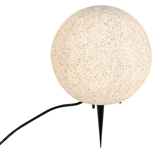 Lampada da esterno moderna grigia 25 cm IP65 - Nura