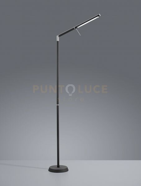 Filigran piantana led 6,5w 700lm, 3000k orientabile nero opaco con