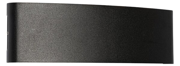Applique da esterno nera incl. LED 10 luci IP54 - Silly