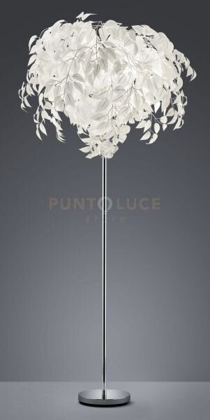Leavy piantana foglie lavabili d. 70 x h. 180cm 3 luci attacco e14