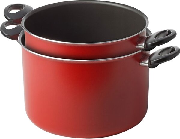 Accademia Mugnano Batteria Pentole 2 Pezzi Antiaderenti in Alluminio cm 16 / 20 - Cucina Sano