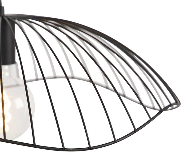 Lampada a sospensione di design nera 50 cm - Pua