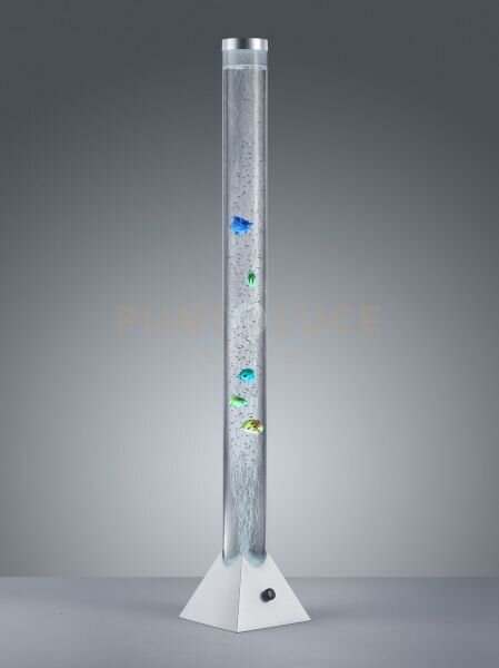 Motion piantana gadget colori con pesci h130 led 3,6w rgb, 2700k