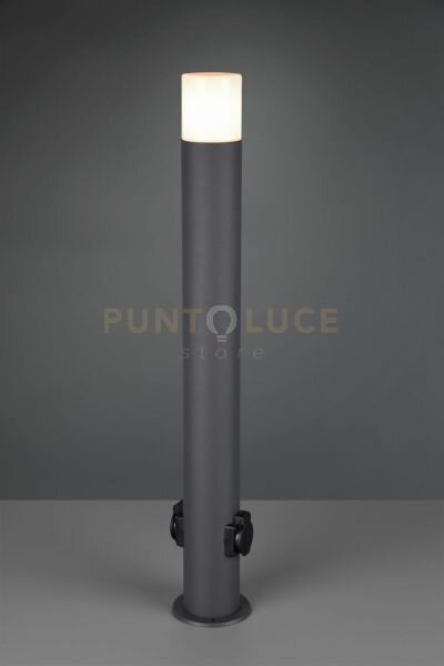Hoosic palo da esterno alto fusione di alluminio antracite con 2 pr