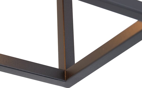 Lampada da soffitto intelligente nera 99,5 cm incl. 4 WiFi A60 - Cage