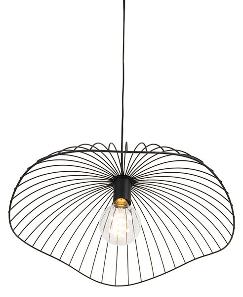 Lampada a sospensione di design nera 50 cm - Pua