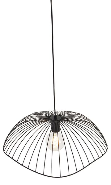 Lampada a sospensione di design nera 50 cm - Pua