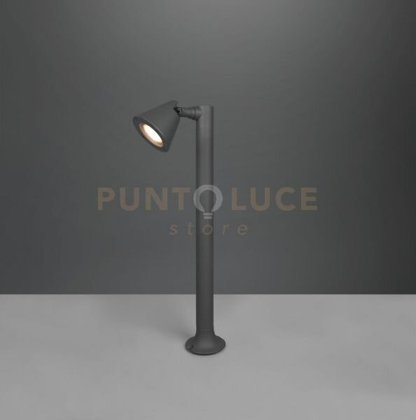 Kaveri palo da esterno cono fusione alluminio antracite h. 60cm ip4