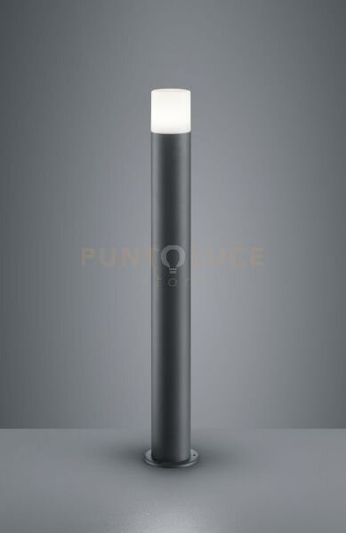 Hoosic palo alto da esterno antracite h. 80cm 1 luce attacco e27