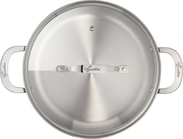 LAGOSTINA Batteria Pentole Induzione 13 Pezzi Antiaderenti con Accessori in Acciaio Inox - Evelia