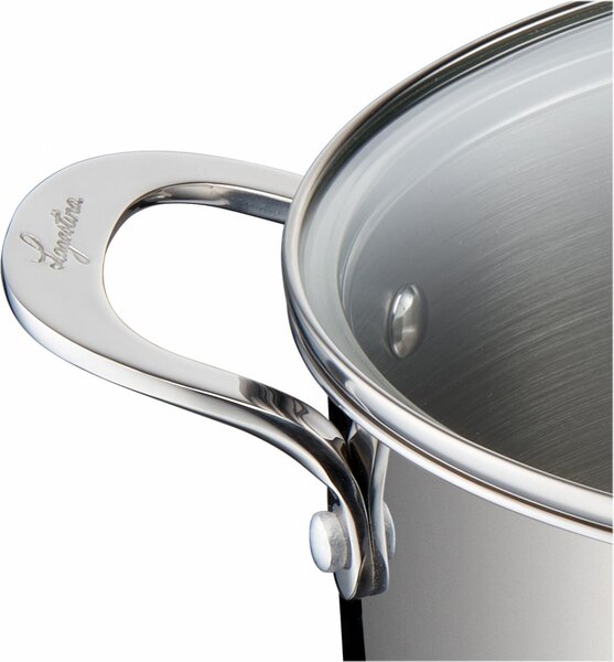 LAGOSTINA Batteria Pentole Induzione 13 Pezzi Antiaderenti con Accessori in Acciaio Inox - Evelia