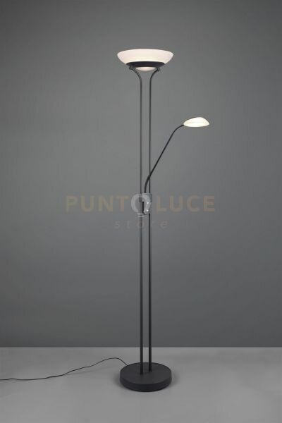 Orson piantana nera opaca led 6w 600lm, 3000k- 28w 3200lm, 3000k 