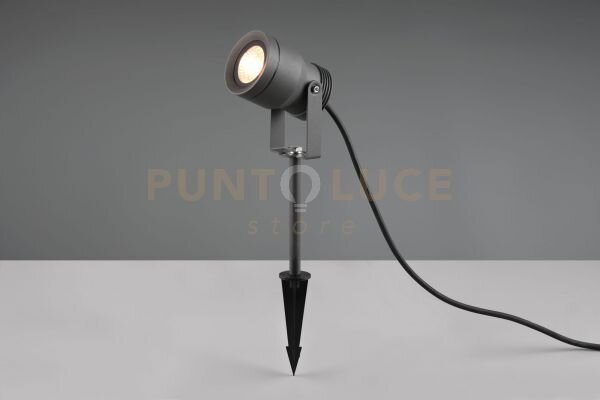 Mareb picchetto led 11w 1000lm, 3000k da esterno fusione alluminio 